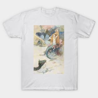 And I Should Look Like a Fountain of Gold by Warwick Goble T-Shirt